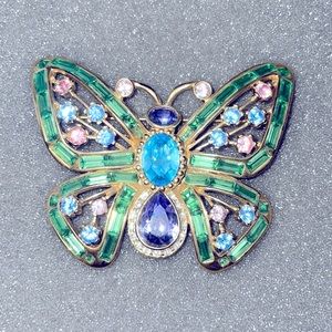 Nolan Miller Rare butterfly brooch